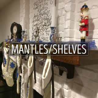 Custom shelves and mantles